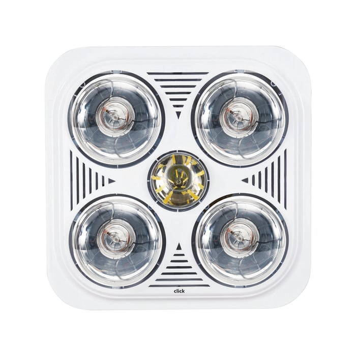 Click 3-In-1 Bathroom Heat Lamp