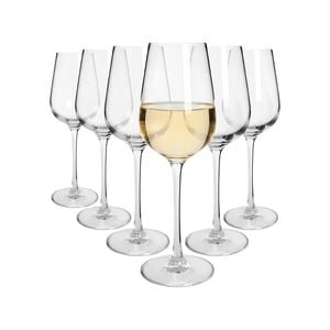 Argon Tableware Knightsbridge Crystal White Wine Glasses - 400ml - Pack Of 6