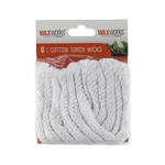 Waxworks Insect Control Candle Cotton Wicks - 6 Pack