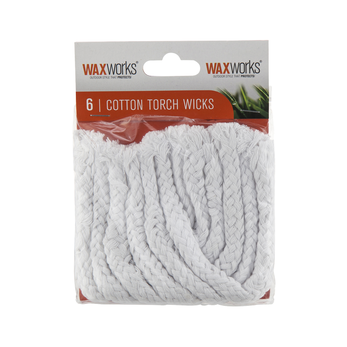 Waxworks Insect Control Candle Cotton Wicks - 6 Pack