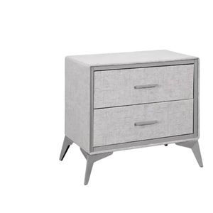 Delani Bedside Table - Grey