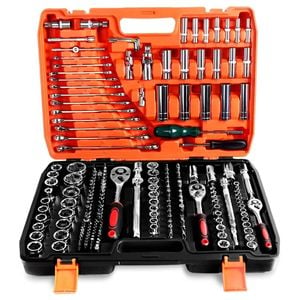 Digitel 216 Piece Tool Set with Case - Mechanics Tool Kit