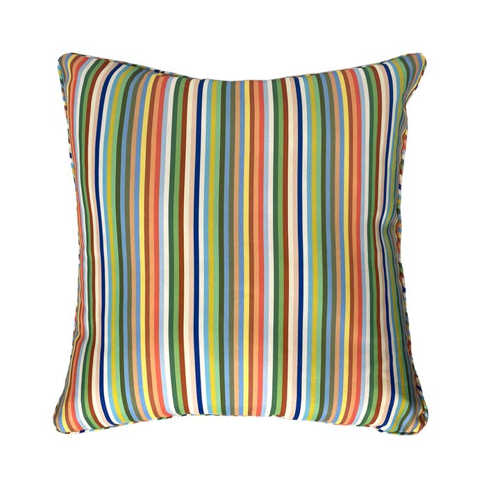 Marquee 45cm Green Multi Stripe Outdoor Cushion