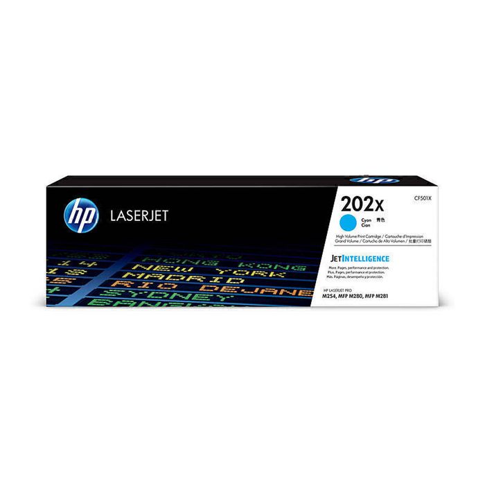 HP #202X Cyan Toner CF501X