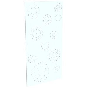 ProtectorAl 300-1200w x 1201-2400h Gloss White/Satin White Fireworks Unframed Composite Deco Panel