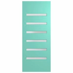 Hume 2040 x 820 x 40mm Verve External Door VER6 - Translucent