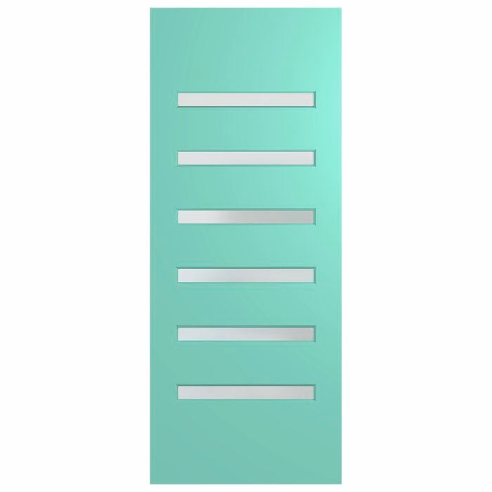 Hume 2040 x 820 x 40mm Verve External Door VER6 - Translucent