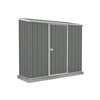 Absco Sheds 2.26 x 0.78 x 1.95m Woodland Grey Single Door Space Saver Garden Shed