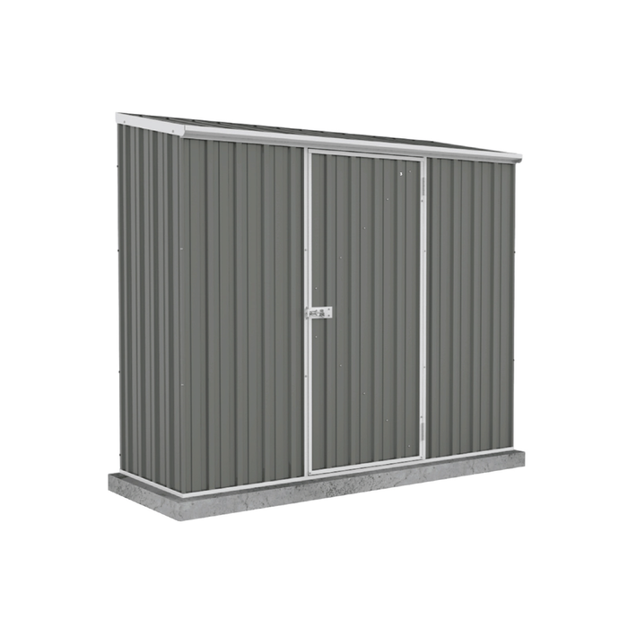 Absco Sheds 2.26 x 0.78 x 1.95m Woodland Grey Single Door Space Saver Garden Shed