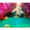 Wonderful Waterfall with Colorful Tree  Print 100% Australian Made 120 x 90cm  (Stretched)