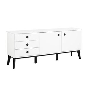 Modern Furniture SABINE Sideboard Buffet 180cm - White/Black
