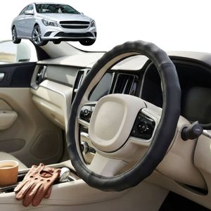 Australian Goose Steering Wheel Cover for Mercedes-Benz CLA-Class 2013 - 2019 (C117) Circle Black