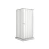 Absco Sheds 0.78mW x 0.78mD x 1.80mH Surfmist Basic Single Door Garden Shed