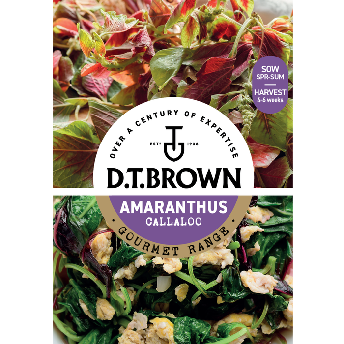 D.T. Brown Gourmet Amaranthus Callaloo Seeds