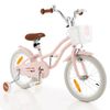 Costway 40cm Kids Bike Ride On Bicycle w/Training Wheels Pink