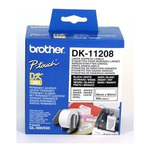 White Large Address Labels – 400 Labels/Roll, Standard Format for Mailing & Shipping