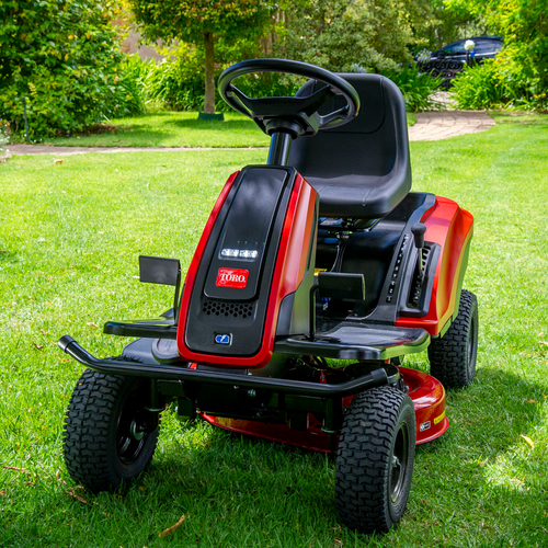 Toro 30 76cm Battery Powered Ride On Lawn Mower eS3000 Bunnings Australia