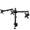 Levede Triple Monitor Arm Stand 10-27" Screens Desk Mount Adjustable Arms Black