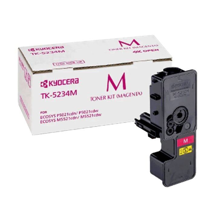 Kyocera TK5234 Magenta Toner Cartridge – 2,200 Page Yield – High-Quality Prints for Office Use