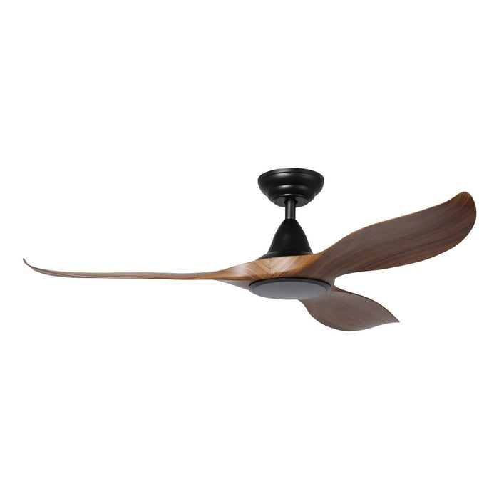 Eglo Noosa 52" Dc Fan Black/new Teak