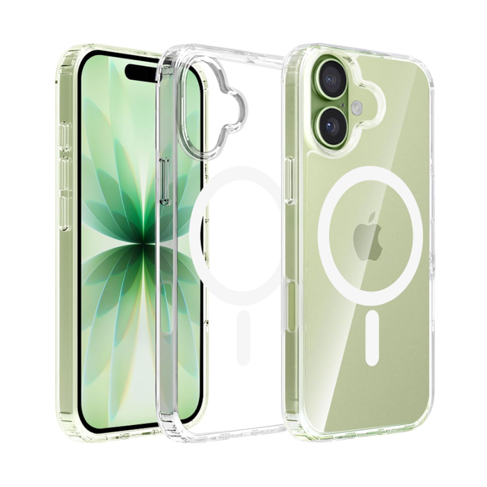 For Apple iPhone 17 6.3-inch Crystal Clear Case Compatible with MagSafe