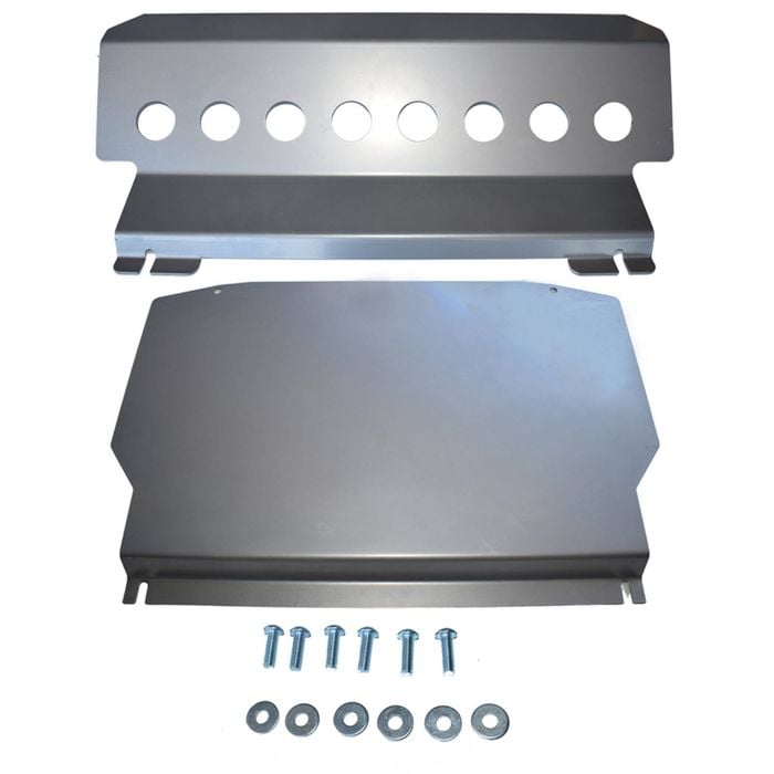 Machter Autoparts Silvery Bash Plates Fit For Mitsubishi Pajero NS NT NW NX Underbody Guard 2006-2022