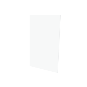 Vistelle 2070 x 1250 x 4mm Salt High Gloss Acrylic Bathroom Panel