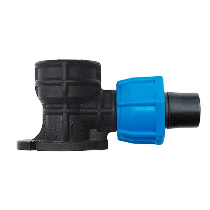 Anka Bracket Elbow 20 x 15mm Black/Blue