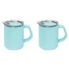 2PK Annabel Trends The Big Mug 470ml Double Walled Stainless Steel - Blue
