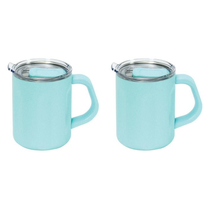 2PK Annabel Trends The Big Mug 470ml Double Walled Stainless Steel - Blue