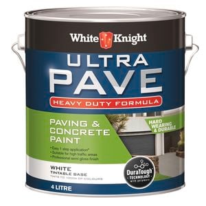 White Knight 4L White Ultra Pave Heavy Duty Paving Paint - 4L