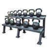 192kg - 4kg To 32kg Premium Powder Coated Iron Kettlebell Weight Set With Stand