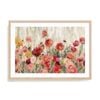 Artey | Sprinkled Flowers Crop - Framed Print - Natural Frame - 70 x 100cm