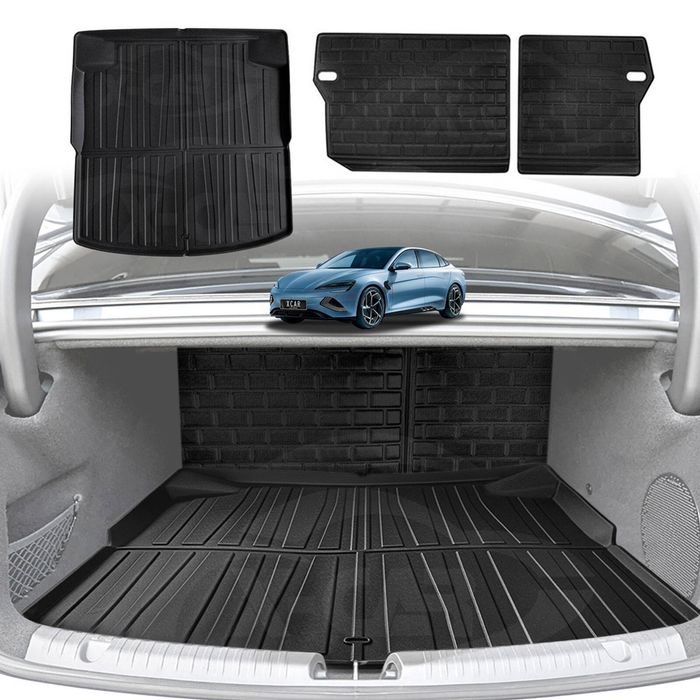 Boot Liner Back Seat Protector Combo for BYD Seal 2023-Onwards Heavy Duty Car Kick Mats Cover Cargo