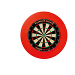 Formula Sports Micro Band 3 Dart Board And Winmau Plain Red Dartboard Surround Set