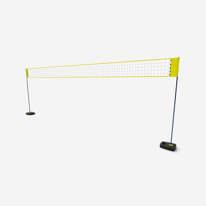 Decathlon - Adjustable Beach Volleyball Set (net And Posts) Bv500 - Yellow - No Size