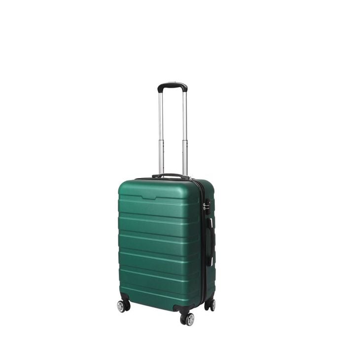 Slimbridge 20" ABS Carry On Luggage Green