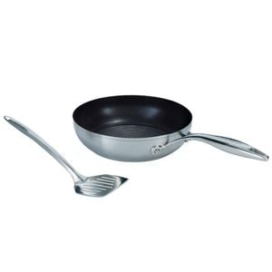 Circulon S-series Hybrid Stainless Steel Nonstick Frypan 24cm With Slotted Turner