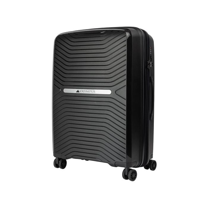 Olympus  Astra 24in Lightweight Hard Shell Suitcase - Obsidian Black