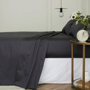 Bedding Co. Sheet Set 1200TC Egyptian Cotton Charcoal King Single