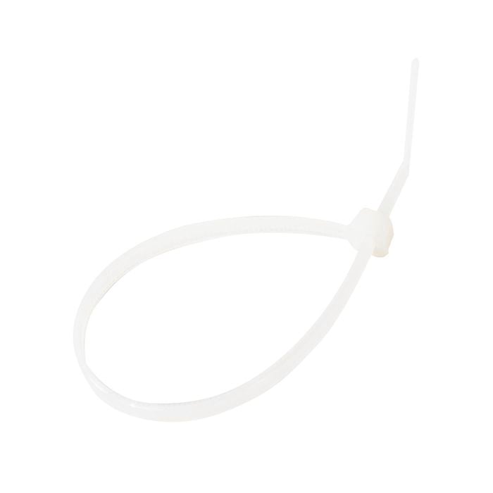 Crescent 100 x 2.5mm White Cable Ties - 25 Pack