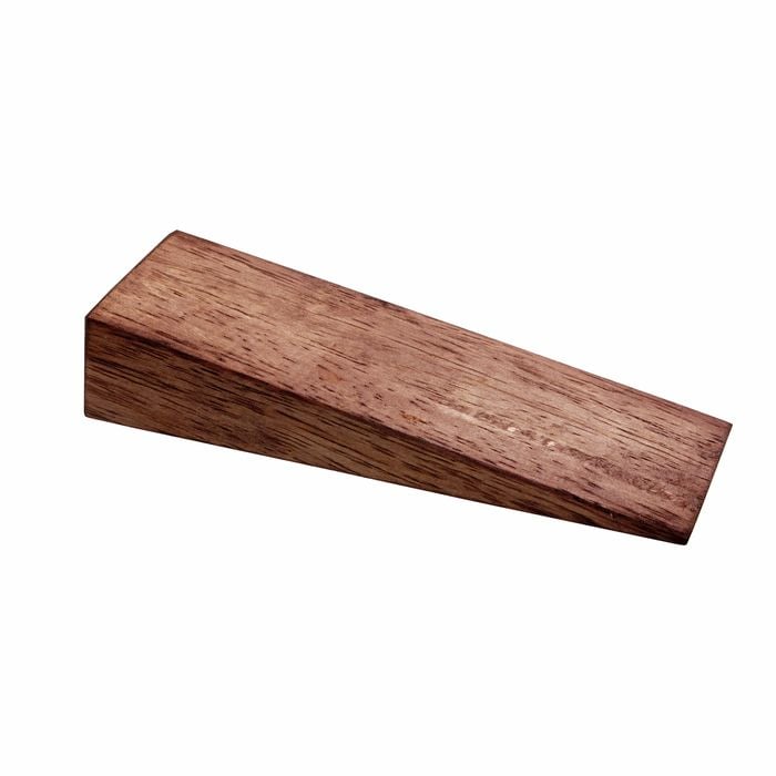 Adoored Small Dark Timber Door Wedge