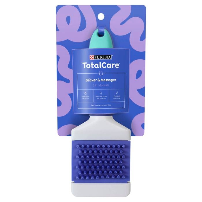 Purina Total Care Slicker And Massager