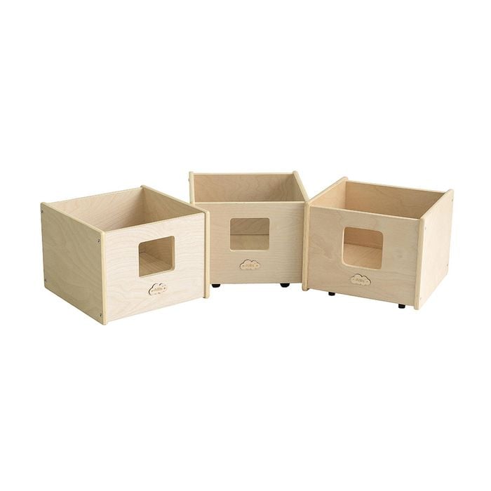 Jooyes Kids Movable Storage Bins - Set Of 3 - 37.5cm | Storage Box | 33cm