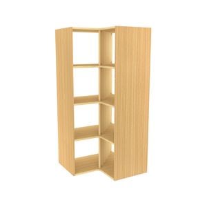 Lugna 1424 x 682 x 390mm Sand 4 x 2 Cube Corner Unit