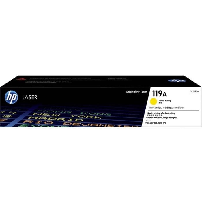 HP 119A Yellow Toner Cartridge - 700 Pages Per Pack