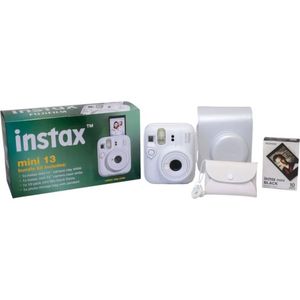 FUJIFILM INSTAX Mini 13 Xmas Bundle - Clay White