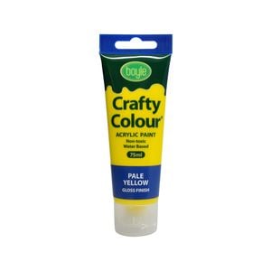 Boyle 75ml Pale Yellow Crafty Colour Acrylic Paint
