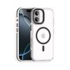 For Apple iPhone 17 Magsafe Magnetic Back Case Shockproof Protective Clear Cover (Black)