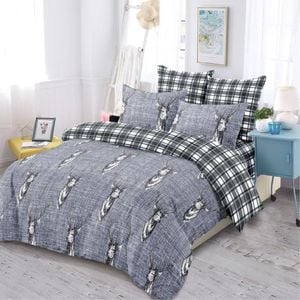 Luxor King Deer Design Cotton Soft Quilt/Doona/Duvet Cover  Set